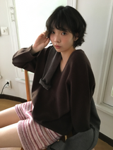 アンコール ウール Vネック ニット (5color)
