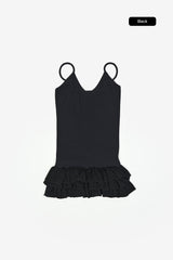Leaf frill layered top