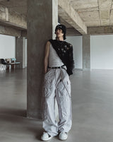 Post multi pocket cargo pants