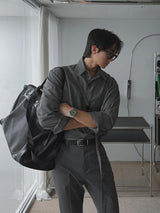 ASCLO Crossbody Belt Shirt (3color)