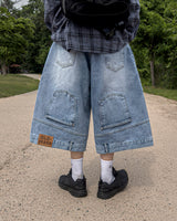Reverse Old Bermuda Denim Pants