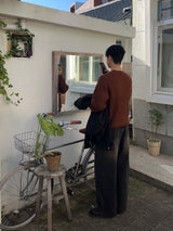Zenith Thin Black Denim Pants (S / M / L)