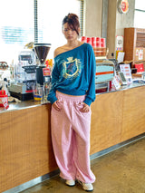 NYXX CLUB OFF SHOULDER L/S BLUE
