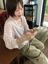 Daily stripe t-shirt