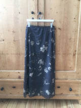 Oriental bloom long skirt