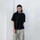 Structured Cut Henley SS