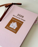 2026 My Favorite Things HOME SWEET HOME hard cover diary