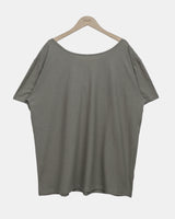 Lupyu Back Cross Short-Sleeve T-Shirt