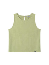 ORIENTAL SLEEVELESS BLOUSE (LIME)