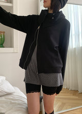 WAFFLE UNABAL ZIP-UP (2color)