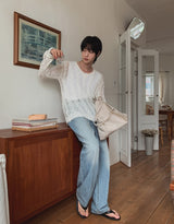 Kuri Linen Cable Slim Knit