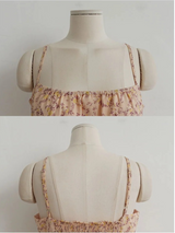 BLOOMING GARDEN CHIFFON DRESS