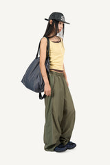 Button ribbed sleeveless