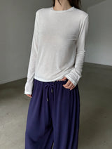  soft simple slim T