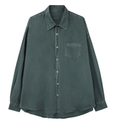 Glass Pigment Basic Cotton Shirt