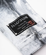 BBD アングザイエティ スモーク グラフィック デニム ジャケット (Black)