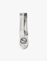 DOUBLE CUFF SOCKS IVORY