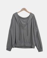 ミルコング フード ロングスリーブ Tシャツ