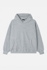 フリースクロッププルオーバーパーカー
