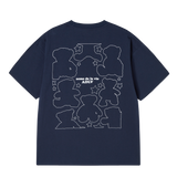25SS ベアドールラインアーカイブショートスリーブTシャツ ダークネイビー