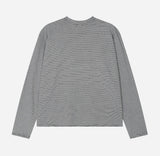 No.1420 ストライプカッティングクロップT(4color)