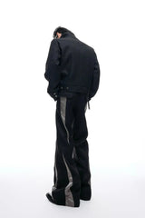 Colorblock Deconstructed Jacket