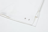 Eyelet slit skirt (white)