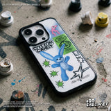 Hip 3D Blue Rabbit Epoxy Bumper iPhone Case