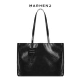 アンナ ビッグ レザー ショルダーバッグ