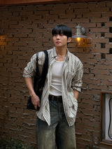 Settle stripe shirt