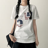 Delder W.C short-sleeved T-shirt with lettering