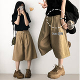 レトロウエストバンドピンタックコットンバミューダパンツ [short, basic selection]