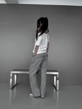 pretty emotion bootcut training pants (2color)