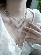 [3set] y2k star layerd necklace | 별 스타 레이어드 세트 목걸이