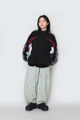 eyelet string nylon pants