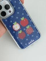 red apples case (silver) 