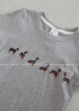 ジェニーダックスフントプリント半袖Tシャツ