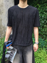 ハードダメージショートスリーブTシャツ3C