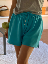 summer button shorts
