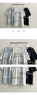 Dure レタリング半袖Tシャツ