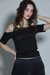 レイヤーハーフTシャツ
