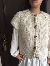 Grandma Hand-Knit Bolero (2color)