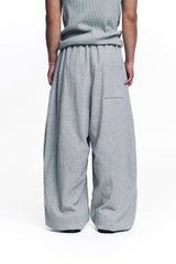 Super Mega Balloon Two-Tuck Sweatpants - Grey
