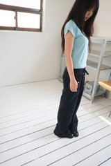 ドロップデニムパンツ