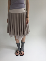 Merci Chiffon Midi Skirt (4color) 