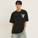 YK Logo Basic Half Sleeve T-shirt