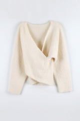 Fluffy Angora Wrap Knit