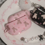 [MADE]ヴィンテージ ベア AirPods ケース (ピンク)