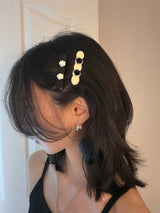 モノ ローズ ヘアピン(2color)
