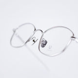 Knouun polygon titanium glasses CODE. 102. E Silver